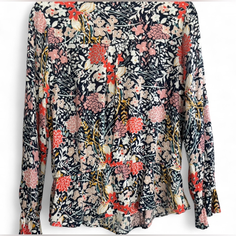 Anthropologie Maeve Begonia Peasant Top - Picture 7 of 7